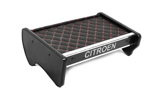 Полиця на панель 1995-1999 (Чорна з червоною ниткою) для Citroen Jumper рр