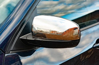 Накладки на дзеркала (2 шт., нерж) для BMW X5 E-70 2007-2013 рр