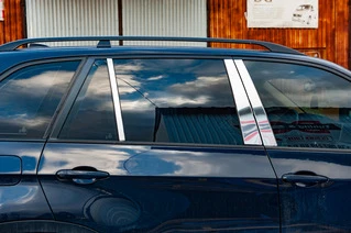 Молдинги стійок дверних (нерж.) для BMW X5 E-70 2007-2013 рр