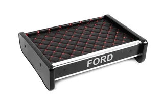 Полиця на пенель (Чорна з червоною ниткою) для Ford Transit 1991-2000 рр