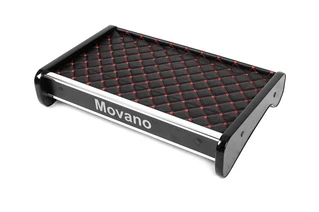 Полиця на панель (Чорна з червоною ниткою) для Opel Movano 2004-2010 рр