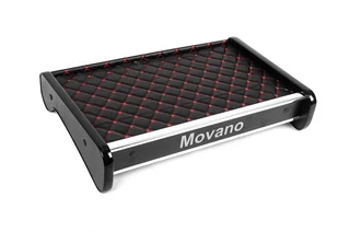 Полиця на панель (Чорна з червоною ниткою) для Opel Movano 2004-2010 рр