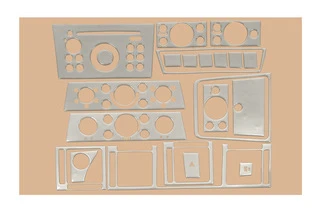 Накладки на панель Алюміній для Opel Vectra C 2002-2008 рр