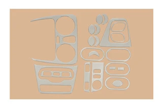 Накладки на панель Алюміній для Renault Lodgy 2013-2022 рр