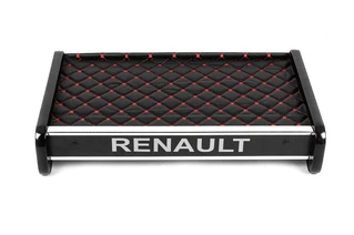 Полиця на панель (Чорна з червоною ниткою) для Renault Master 1998-2010 рр