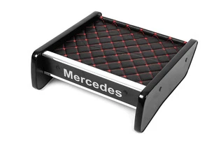 Полиця на панель (Чорна з червоною ниткою) для Mercedes Vito W638 1996-2003 рр