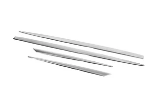 Молдинг дверний (HB, 4 шт, нерж) для Renault Megane III 2009-2016 рр