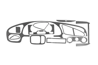 Накладки на панель Карбон для Chevrolet Lanos