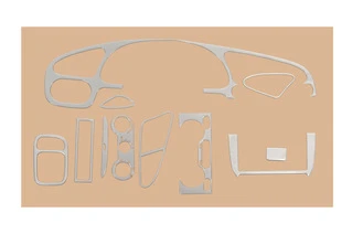 Накладки на панель Карбон для Chevrolet Lanos