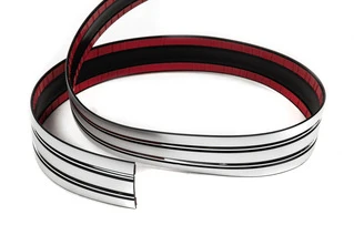 Хром молдинг на метраж sal93 (1 метр, 43 мм)