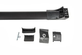 Поперечени на рейлінги без ключа Flybar (2 шт) Чорний для Citroen Berlingo 1996-2008 рр