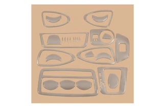 Накладки на панель (Meric, Туреччина) Алюміній для Seat Ibiza 2010-2017 рр