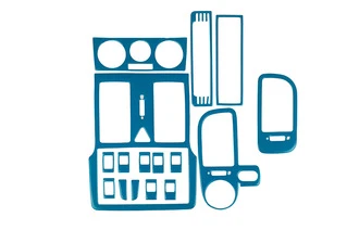 Накладки на панель (синій колір) для Toyota Corolla 1993-1998 рр