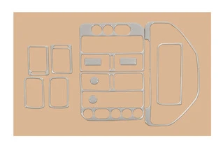 Накладки на панель (1991-1996) Алюміній для Peugeot 106