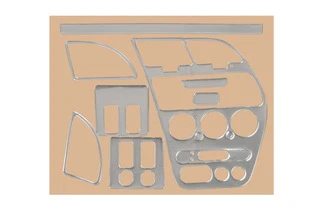 Накладки на панель 1997-2001 (алюміній) для Peugeot 306