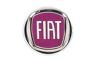 Емблема (червона V2, самоклейка) 95 мм для Тюнінг Fiat