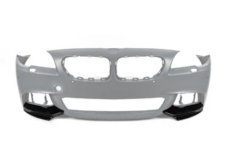 Накладка на передній бампер DPT Flap (для M-Performance, чорний глянець) для BMW 5 серія F-10/11/07 2010-2016 рр