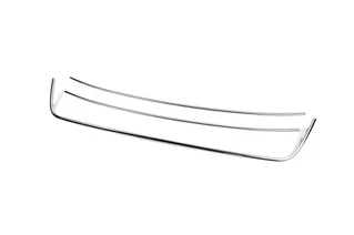 Накладки на передній бампер Trend (3 част., нерж) для Volkswagen Caddy 2010-2015 рр