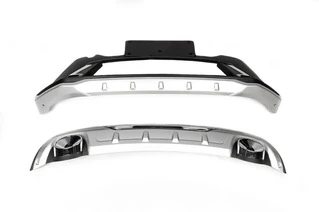 Передня і задня накладки 2015-2019 V4 (пластик) для Kia Sportage рр