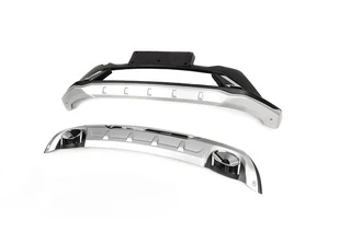 Передня і задня накладки 2015-2019 V4 (пластик) для Kia Sportage рр