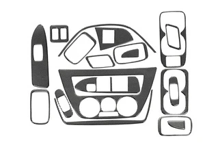 Накладки на панель (Meric) Карбон для Mitsubishi Lancer 9 2004-2008 рр