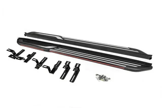 Бокові пороги OEM (2 шт., Алюміній) для Hyundai Tucson NX4 2021- рр