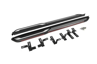 Бокові пороги OEM (2 шт., Алюміній) для Hyundai Tucson NX4 2021- рр