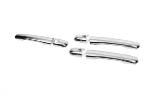 Накладки на ручки (нержавіюча сталь) 4 штуки. Carmos - Турецька сталь для Mercedes Vito W638 1996-2003 рр