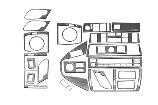 Накладки на панель V-1 Карбон для BMW X5 E-53 1999-2006 рр
