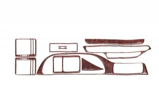 Накладки на панель (Meric) Титан для Peugeot Expert 1995-2007 рр