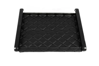 Полиця на панель (Чорна з чорною ниткою) для Mercedes Vito W638 1996-2003 рр