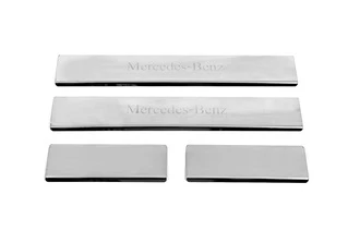 Накладки на пороги Carmos V1 (4 шт, нерж.) для Mercedes ML W164