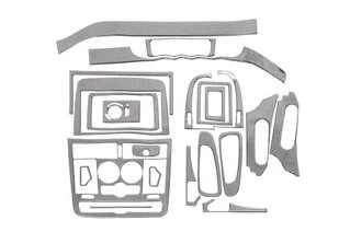 Накладки на панель (Meric, повний комплект) 2004-2006, Карбон для Mercedes Vito W639 рр