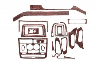 Накладки на панель (Meric, повний комплект) 2006-2014, Дерево для Mercedes Vito W639 рр