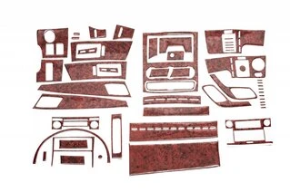 Накладки на панель (Meric, 60 деталей) Титан для Mercedes Sprinter W906 2006-2018 рр