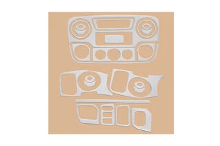 Накладки на панель (велика комплектація) Алюміній для Opel Movano 2010-2021 рр