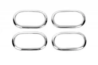 Накладки на внутрішні ручки OmsaLine (4 шт., нерж.) для Renault Lodgy 2013-2022 рр