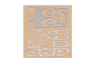 Накладки на панель (Meric) Титан для Nissan Qashqai 2010-2014рр