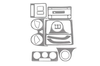 Накладки на панель Карбон для Volkswagen Caddy 2004-2010 рр