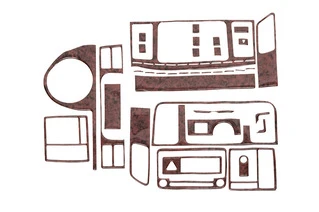 Накладки на панель Дерево для Volkswagen T5 2010-2015 рр