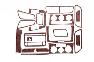 Накладки на панель Титан для Volkswagen Passat B6 2006-2012рр