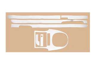 Накладки на панель (доповнення) Дерево для Volkswagen Caddy 2004-2010 рр