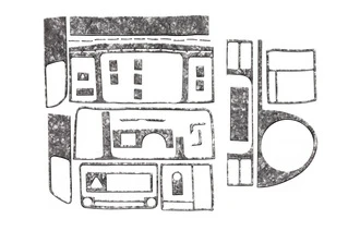 Накладки на панель Титан для Volkswagen T5 2010-2015 рр