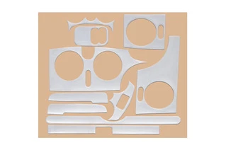 Накладки на панель (Meric) Алюміній для Renault Kangoo 1998-2008 рр