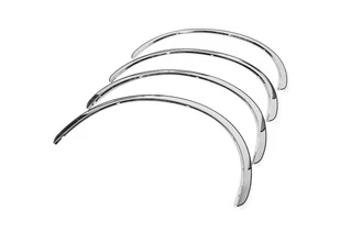 Накладки на арки (4 шт, нерж) для Nissan Micra K12 2003-2010 рр