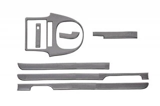 Накладки на панель (доповнення) Карбон для Volkswagen Caddy 2010-2015 рр