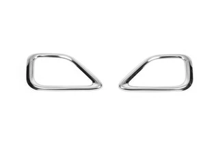 Окантовка протитуманок 2015-2025 (2 шт., нерж.) для Fiat Doblo II рр