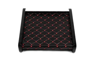 Полиця на панель 2000-2005 (Чорна з червоною ниткою) для Citroen Jumper рр