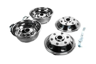 Ковпаки з нержавійки Exclusive V1 R15 (2-котковий) для Mercedes Sprinter W901/902/903/904/905 1995-2006 рр