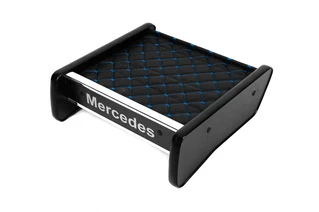 Бокові пороги Dakar V1 з LED (2 шт, метал) для Toyota Hilux 2015- рр